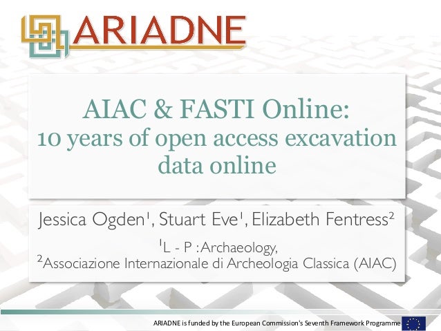 Fasti Online At The International Association Of Classical Archaeolog