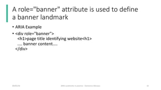 wtf is aria landmarks | PDF