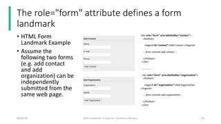 wtf is aria landmarks | PDF