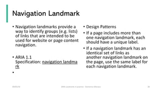 wtf is aria landmarks | PDF