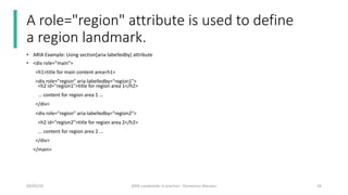 wtf is aria landmarks | PDF