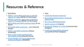wtf is aria landmarks | PDF