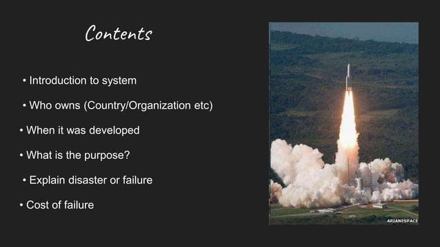 Ariane 5 Failure 2 PPT ariane-5-failure-2-ppt