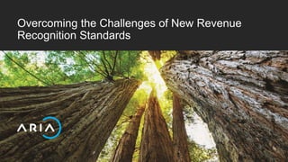 Overcoming the Challenges of New Revenue
Recognition Standards
 