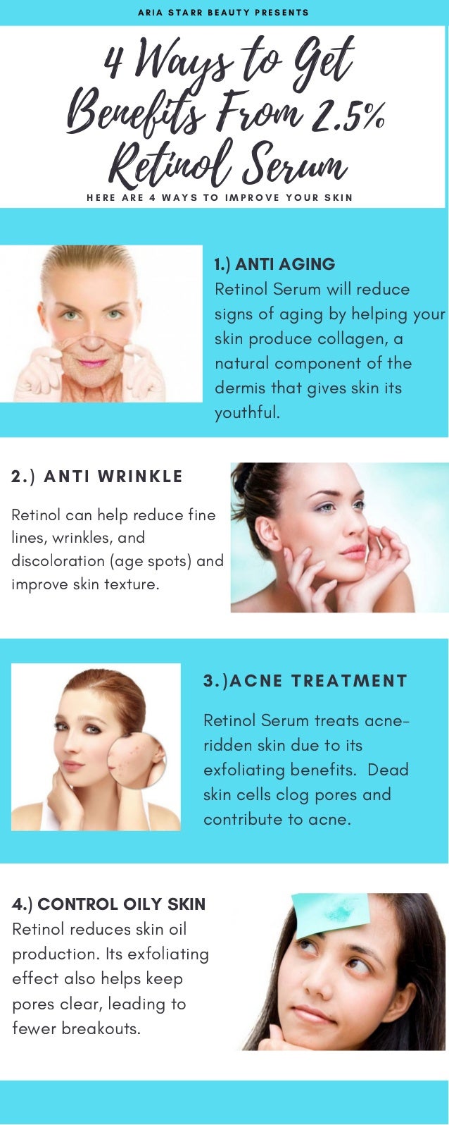 4 Ways to get benefits from 2.5 Retinol Serum