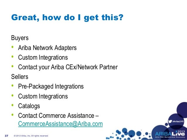 ariba network standard account ariba network standard account