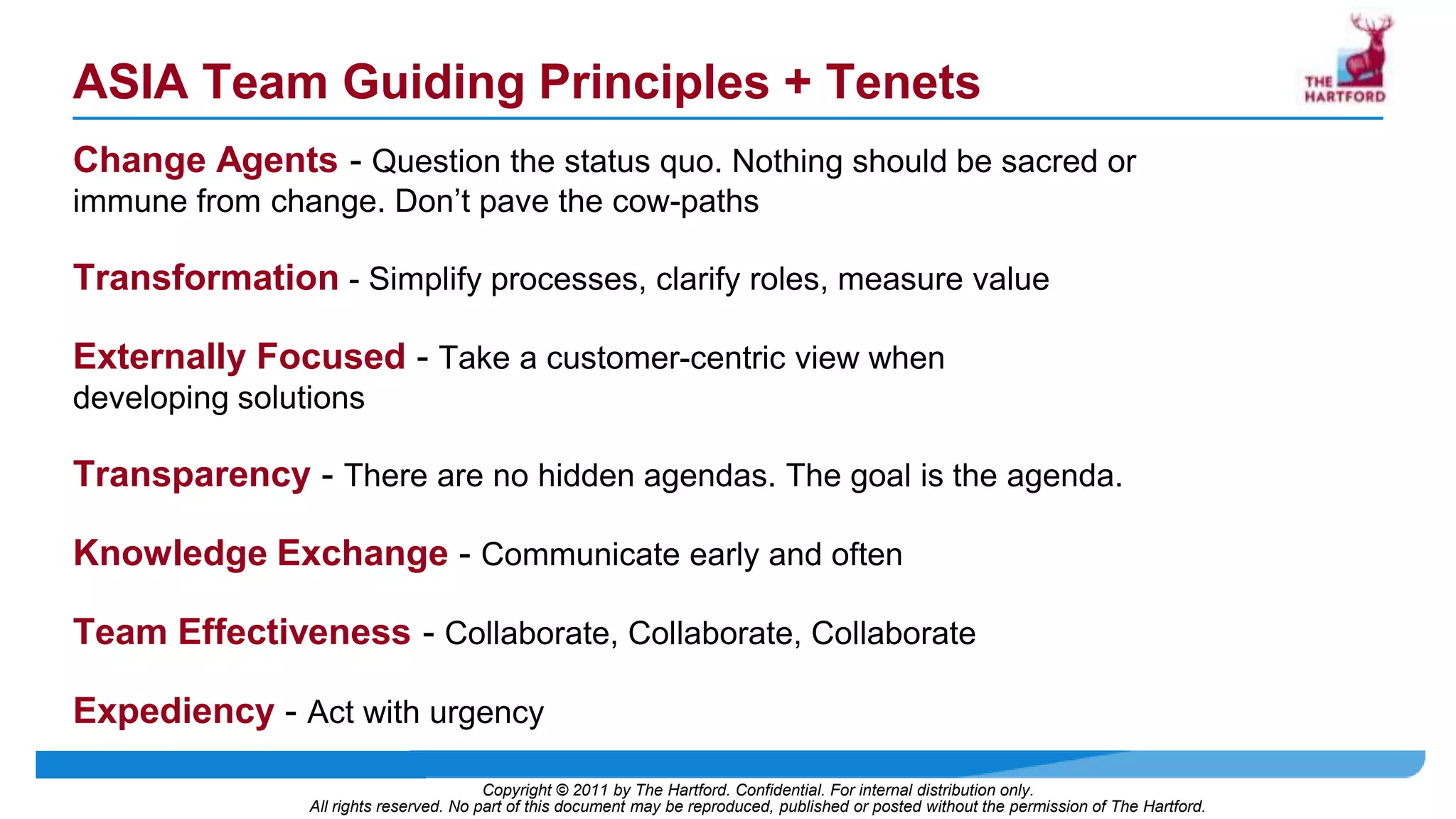 Internal needs analysis
