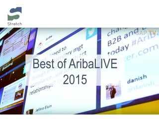 Best of AribaLIVE
2015
 