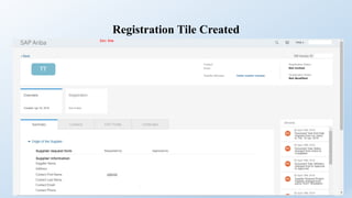 Registration Tile Created
 