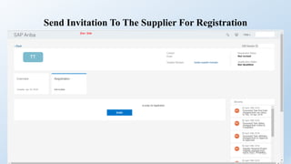 Send Invitation To The Supplier For Registration
 