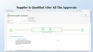 Supplier Is Qualified After All The Approvals
 