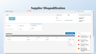 Supplier Disqualification
v
 