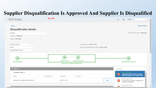 Supplier Disqualification Is Approved And Supplier Is Disqualified
 
