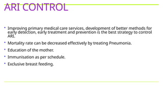 Acute respiratory infection in children control programme 2.pptx