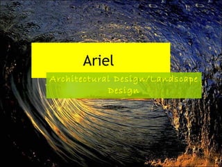 Ariel  Architectural Design/Landscape Design 