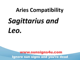 Aries Sun Sign Secrets | PPTX