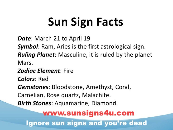 aries sun sign dates
