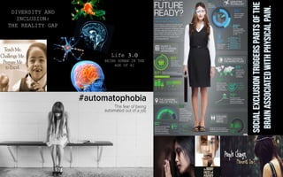Life 3.0
BEING HUMAN IN THE
AGE OF AI
DIVERSITY AND
INCLUSION:
THE REALITY GAP
 