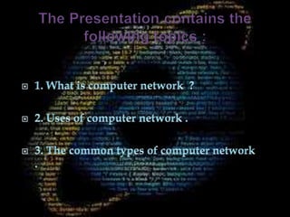 Computer Networks | PPT