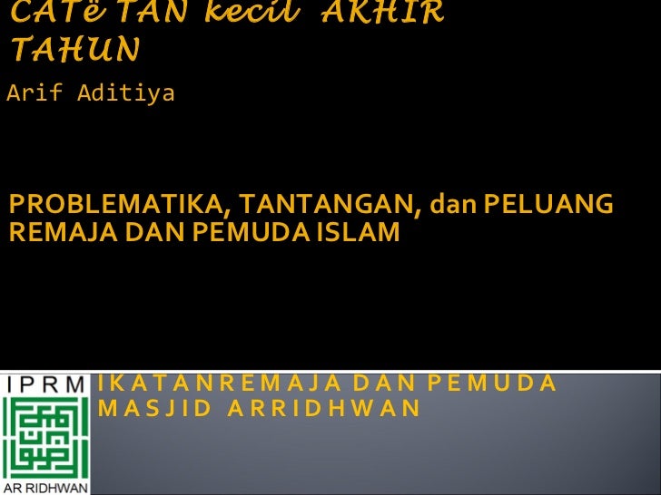 Pemuda islam ppt