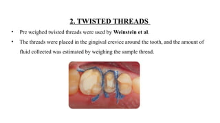 Twisted Thread Defect arif og 2.pptx defence mechanism of gingiva | PPTX
