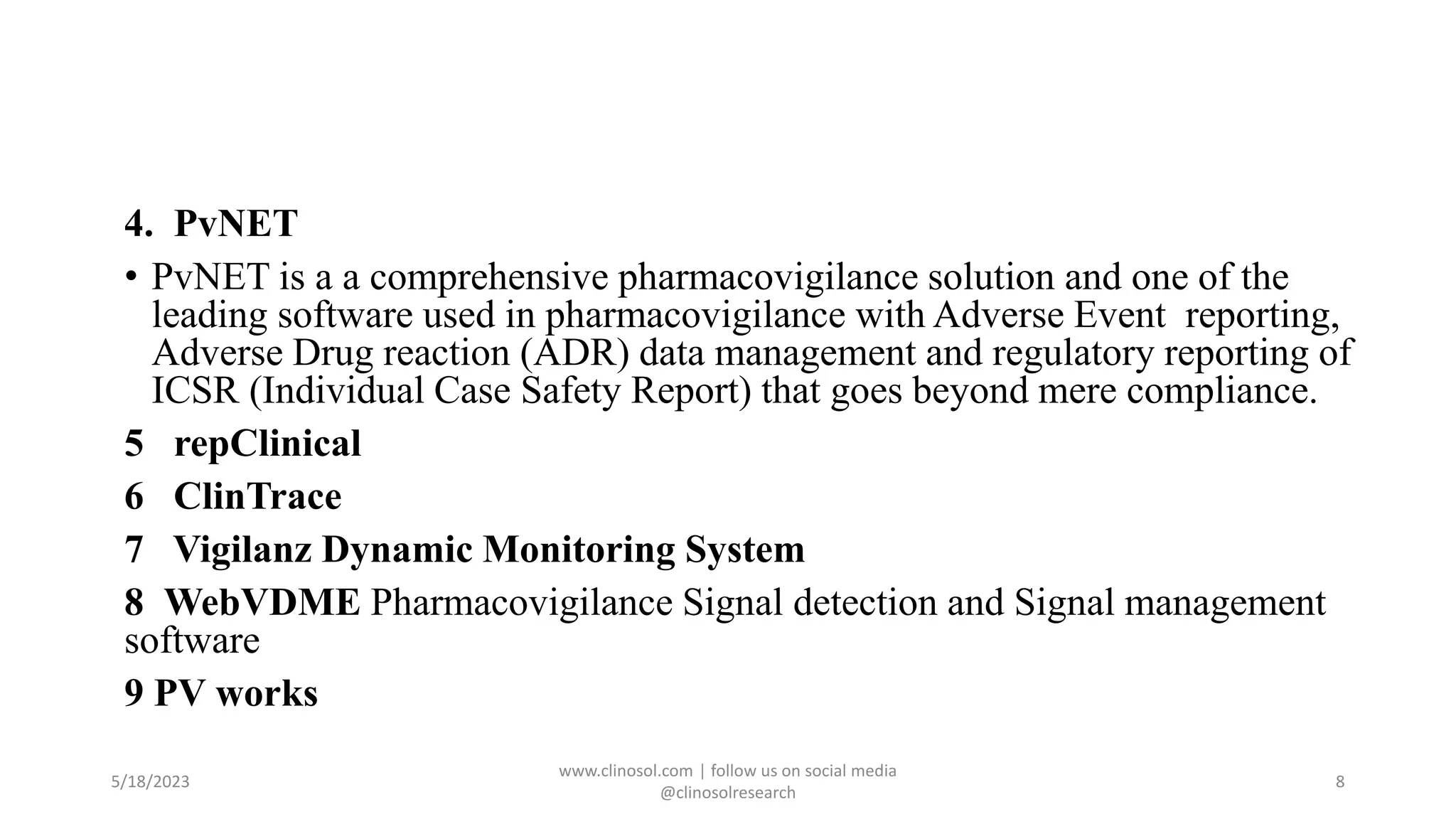 Pharmacovigilance and Drug safety | PPTX