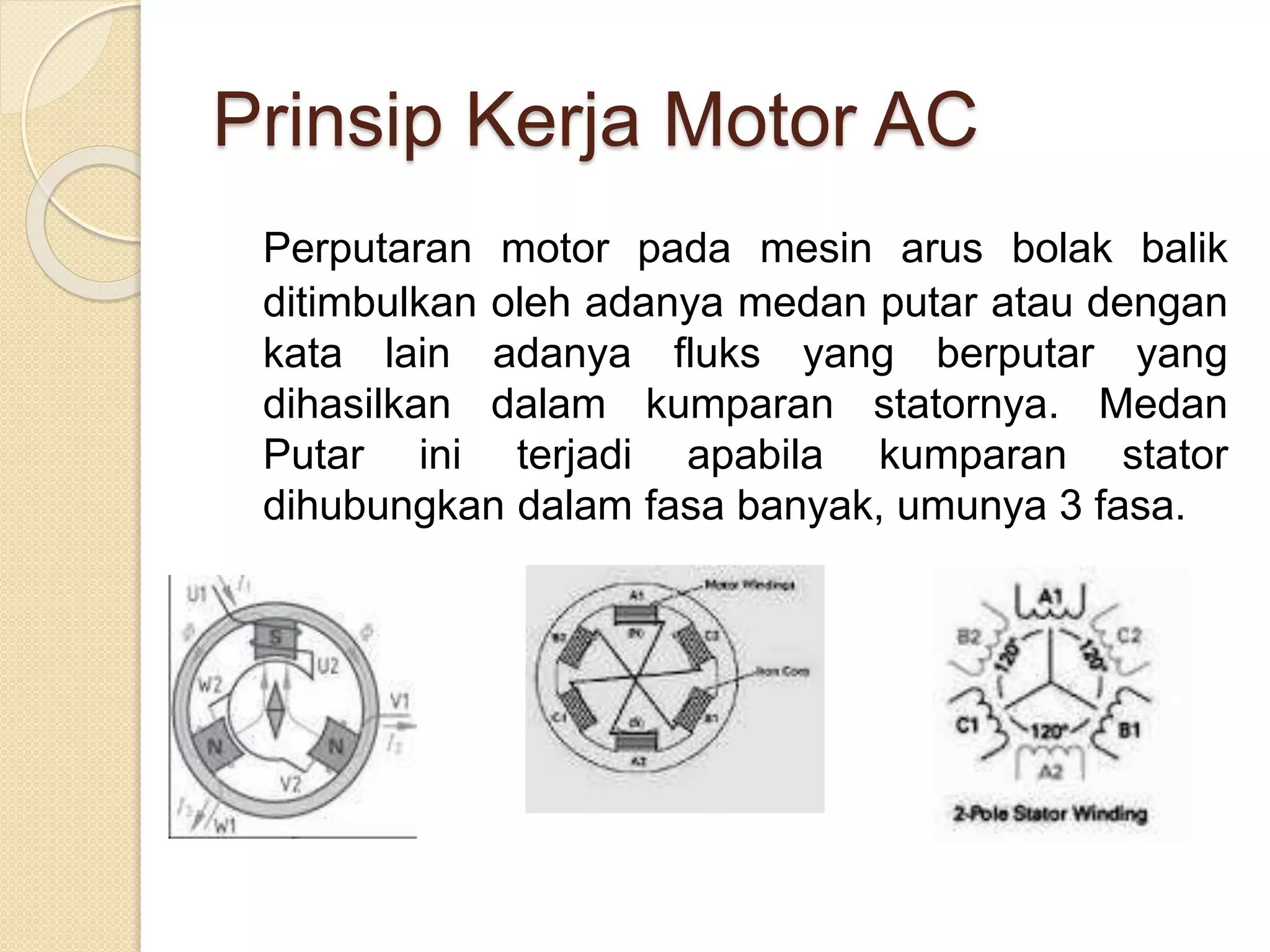 Arif wicaksono motor ac & generator ac teknik tenaga listrik | PPTX