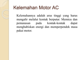 Arif wicaksono motor ac & generator ac teknik tenaga listrik | PPTX