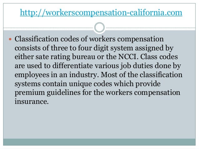 A right class code for workers compensation