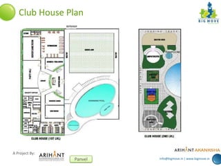 info@bigmove.in | www.bigmove.in
A Project By:
Panvel
Club House Plan
 