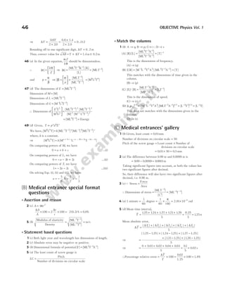 Arihant NEET Objective Physics Volume 1 By DC Pandey 2022 Edition.pdf