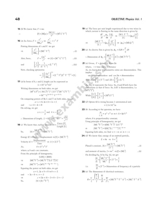 Arihant NEET Objective Physics Volume 1 By DC Pandey 2022 Edition.pdf