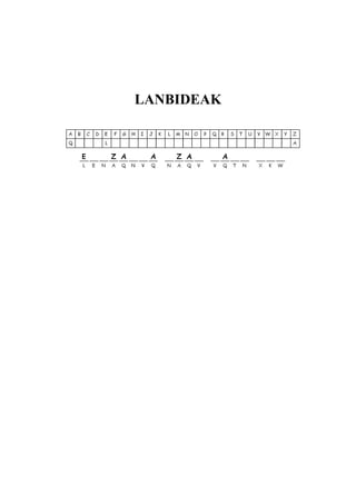 LANBIDEAK 
