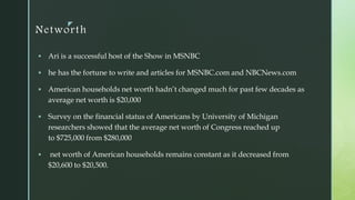 Ari Melber - Biography, Net Worth and Earnings | PPT