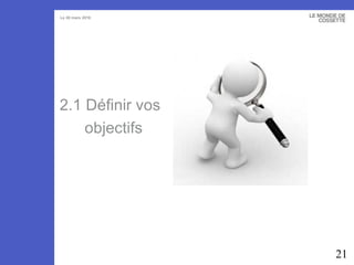 2.1 Définir vos  objectifs 
