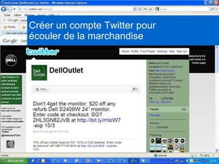 Créer un compte Twitter pour écouler de la marchandise 
