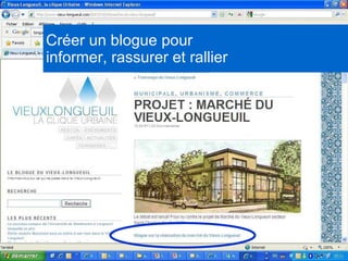 Créer un blogue pour informer, rassurer et rallier 