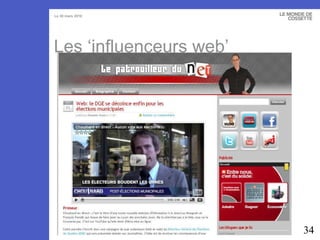 Les ‘influenceurs web’ 