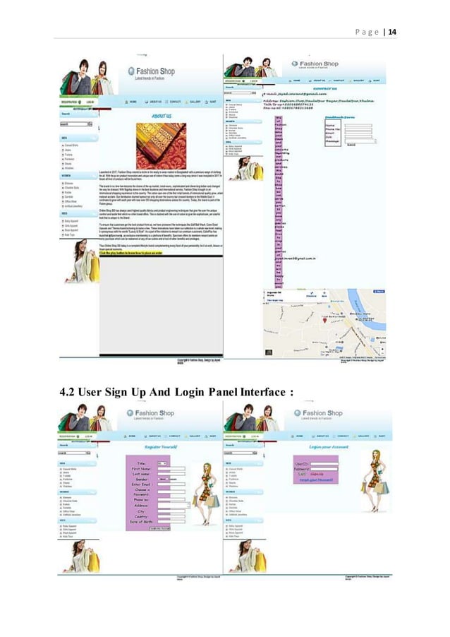 Online Shop Project Report PDF