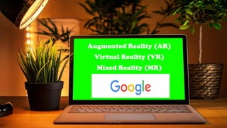 Augmented Reality (AR)
Virtual Reality (VR)
Mixed Reality (MR)
CC-BY-NC-SA 2
 