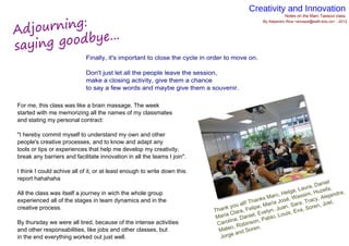 Creativity Process PDF
