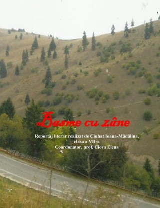 Basme cu zâne
Reportaj literar realizat de Ciuhat Ioana-Mădălina,
clasa a VII-a
Coordonator, prof. Ciosu Elena

 