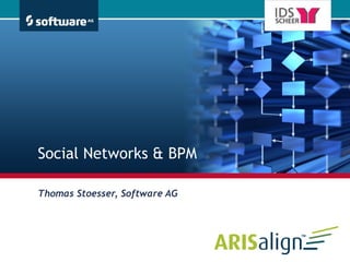 Social Networks & BPM

Thomas Stoesser, Software AG
 