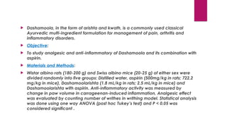 ARISHTA - ASAVA bhaishajya kalpana formuations.pptx