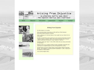 Learning Goals
• Analyze the prejudice and
  discrimination against Japanese
  Americans during World War II
• Evaluate pr...
