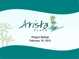 Project Rehash
February 19, 2013
 