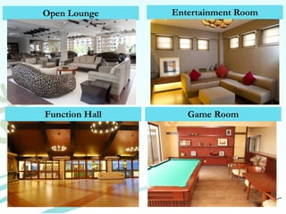 Open Lounge

Entertainment Room

Function Hall

Game Room

Contact Us (+63) 939 376 5915
www.caviterealstate.com

 