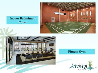 Indoor Badminton
Court

Fitness Gym

Contact Us (+63) 939 376 5915
www.caviterealstate.com

 