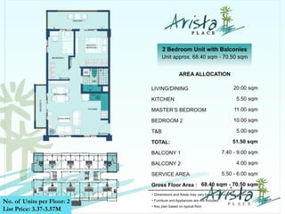 Contact Us (+63) 939 376 5915
www.caviterealstate.com

No. of Units per Floor: 2
List Price: 3.37-3.57M

 