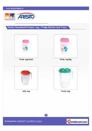 Plastic Household Product Jug , Fridge Bottles and Trays:




           Pride Jug Small                        Pride Jug ...